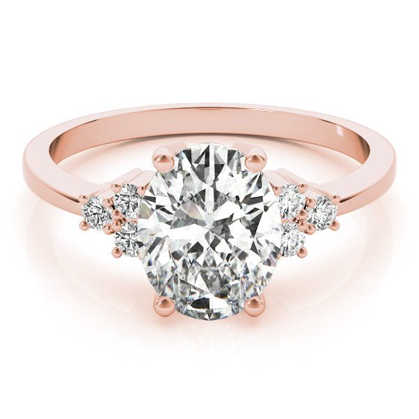 Alexandria Oval Diamond Engagement Ring-VIRABYANI